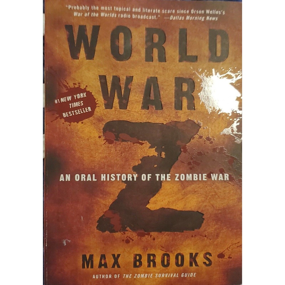 World War Z by Max Brooks (2007, First Paperback Edition)